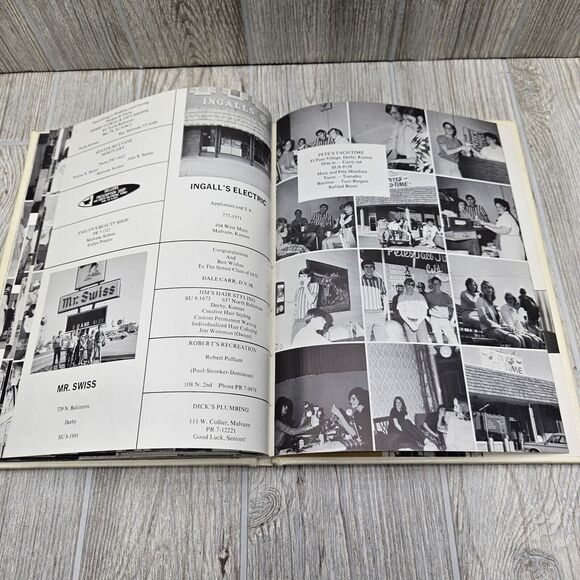 1970‎ The Wildcat Yearbook Mulvane Kansas High School - Picture 9 of 10